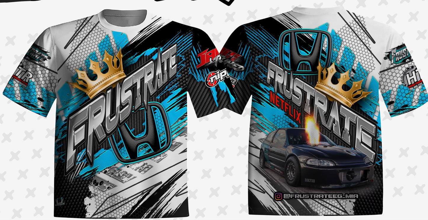 FRUSTRATE T-Shirt BLUE